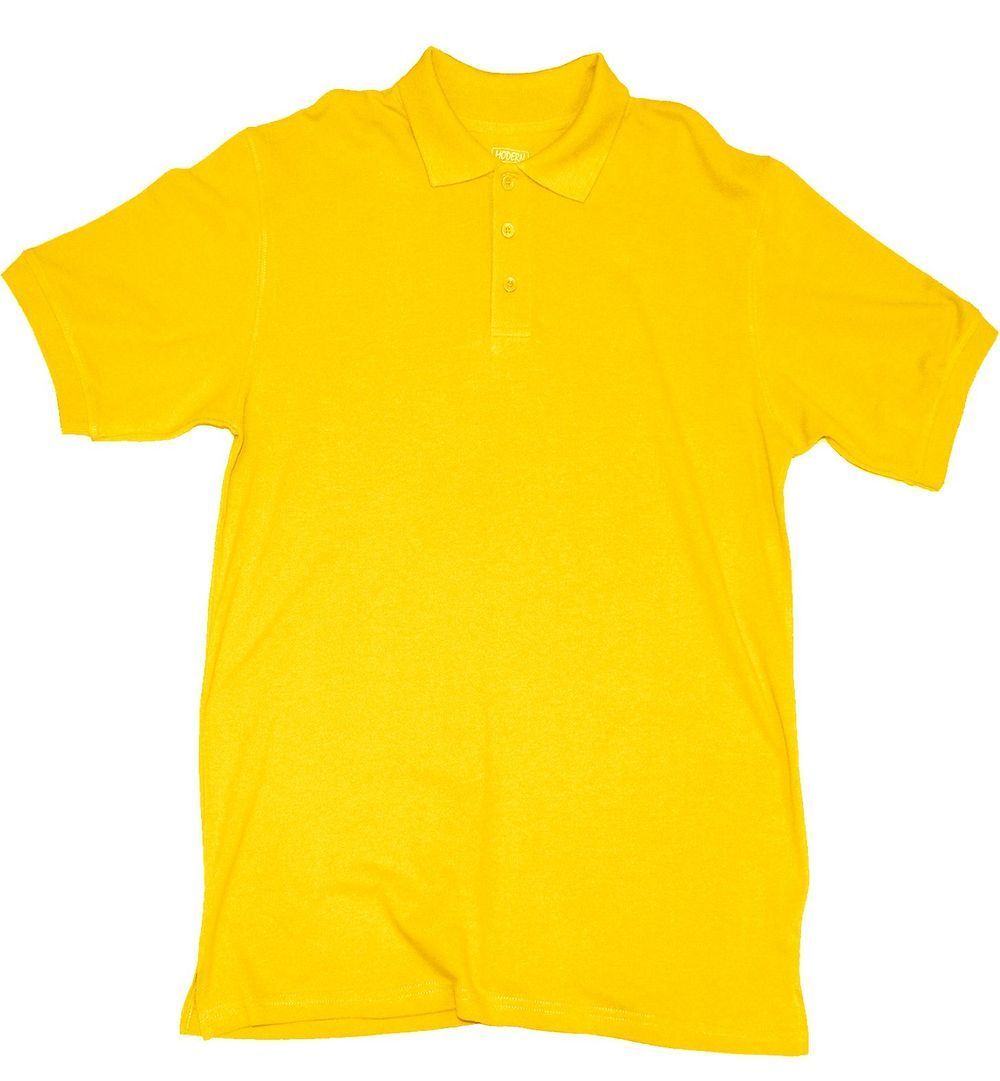 Светло желтая рубашка поло