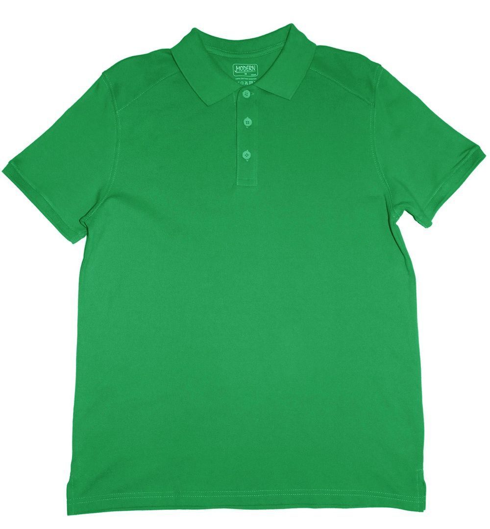 Зеленая рубашка поло