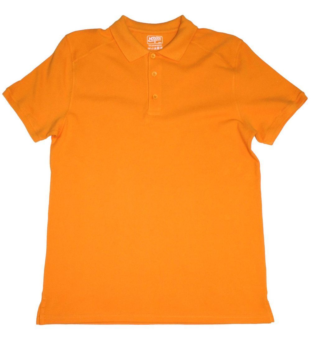 Оранжевая рубашка поло