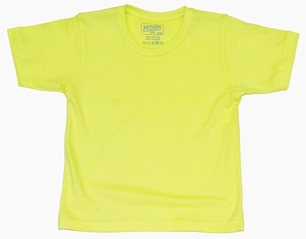 лимонная детская футболка