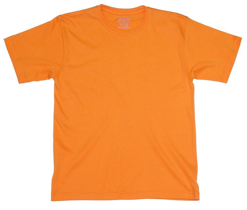оранжевая детская футболка