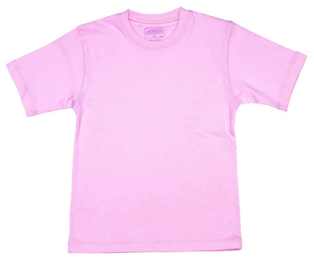 розовая детская футболка