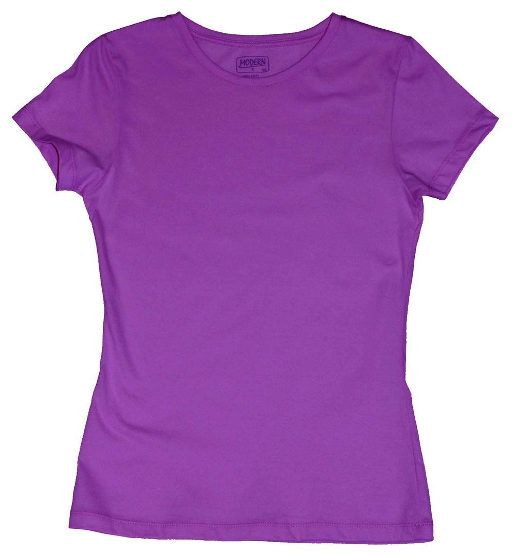 фиолетовая женская футболка