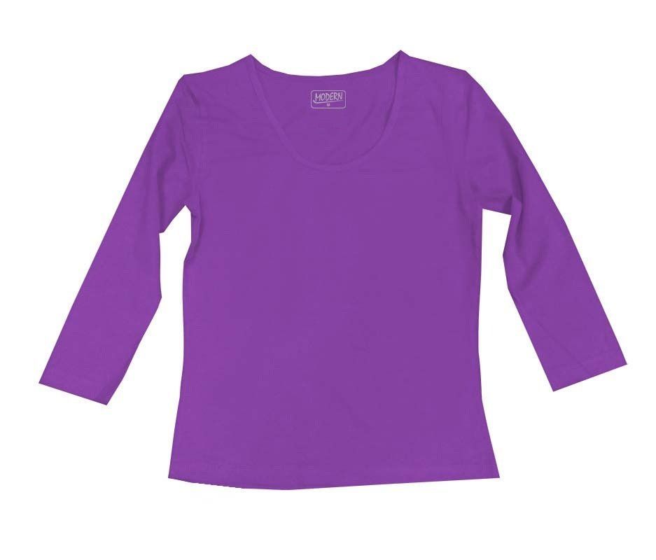 фиолетовая женская футболка