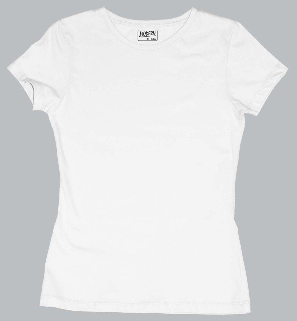 белая женская футболка